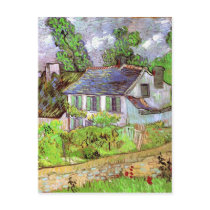 Houses in Auvers, Vincent van Gogh Post Card