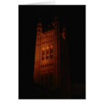 Houses of Parliament At Night Blank Card