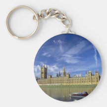 Houses of Parliament, London, England, U.K. Key Chain