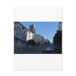 Houses on a street in San Francisco, California Post Cards