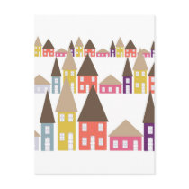 Houses postcards