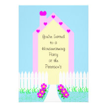 Housewarming Party Invitation -- Cute House