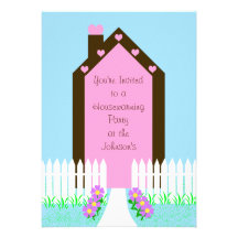 Housewarming Party Invitation -- House Invite