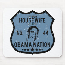 Housewife Obama Nation Mouse Mat
