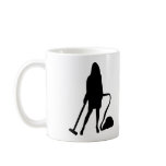 housewife - vacuum cleaner - cleaning mugs