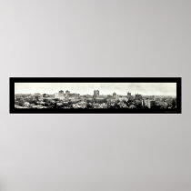 Houston Texas Business Photo 1921 Poster