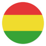 Houthalen Helchterenvlag, Belgium Round Stickers