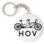 HOV Tandem Bicycle keychains