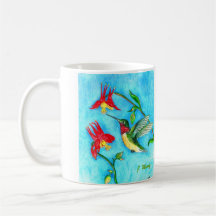 Hovering Hummer Mugs