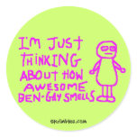 How Awesome Ben Gay Smells stickers