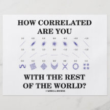 How Correlated Are You With The Rest Of The World? Full Color Flyer
