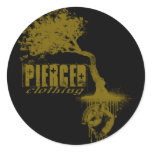 How Deep the Root Round Stickers