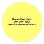 How do i feel about gun control stickers