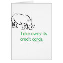 How do you stop a Rhino from Charging? cards