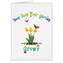 How Does Your Garden Grow? Greeting Card