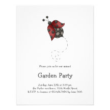 How Does Your Garden Grow · Ladybug Custom Announcements