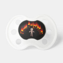 How Frightful Cute Mummy Halloween Pacifier