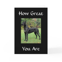 "HOW GREAT U ARE-HOW LUCK I AM" THANKS CARDS