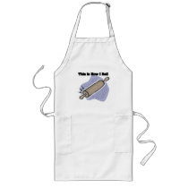 How I Roll (Baker's Rolling Pin) Apron