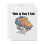How I Roll (Garbage Truck) invitations