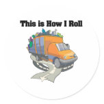 How I Roll (Garbage Truck) stickers
