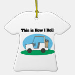 How I Roll (Golf Cart) Christmas Tree Ornaments
