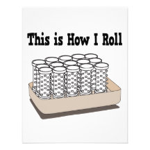 How I Roll Hair Curlers Personalized Announcements