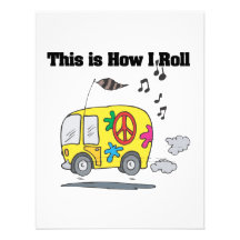 How I Roll (Hippie Van) Invitation