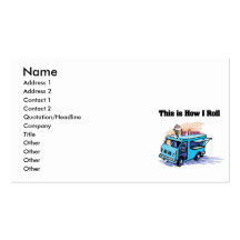 How I Roll (Ice Cream Truck) Business Cards
