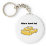 How I Roll (Italian Bread Rolls) Key Chains