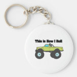 How I Roll (Monster Truck) Key Chain