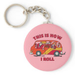 How I Roll Mum Minivan keychains