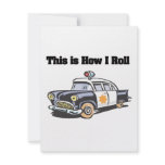 How I Roll (Police/Cop Car) invitations