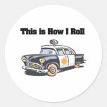 How I Roll (Police/Cop Car) Sticker