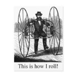 How I Roll postcards