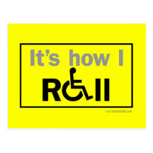 How I Roll... Postcard