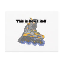 How I Roll (Roller Blades/Inline Skates) Post Cards