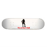 How I Roll Roller Derby Girl Skateboard Decks