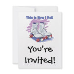 How I Roll (Roller Skates) Custom Invites
