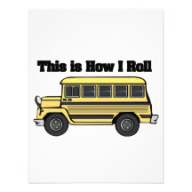 How I Roll (School Bus) Personalised Invitation