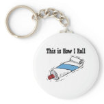 How I Roll Toothpaste Tube keychains