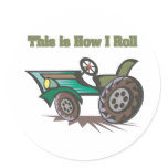 How I Roll (Tractor) stickers