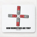 How Momentous Are You? (Magnetic Quad Moment) mousepads