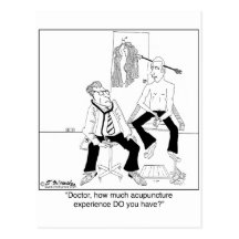 How Much Acupuncture Experience Do You Have? Postcard