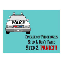 How Police Officers Respond to Your Emergency Post Card