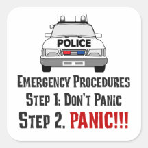 How Police Officers Respond to Your Emergency Stickers