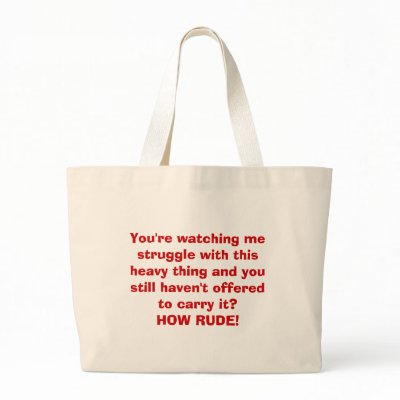 HOW RUDE! BAGS by Alexis_McLeod