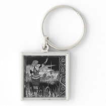 How Sir Bedivere Cast the Sword Excalibur Keychain