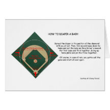 How To Diaper a Baby Card