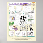 How to Draw a Zentangle® poster